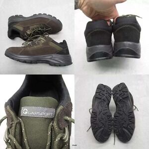 Garsport Hiking Boots Men 12 Green Brown Lace Vibram Waterproof Romania Made NEW